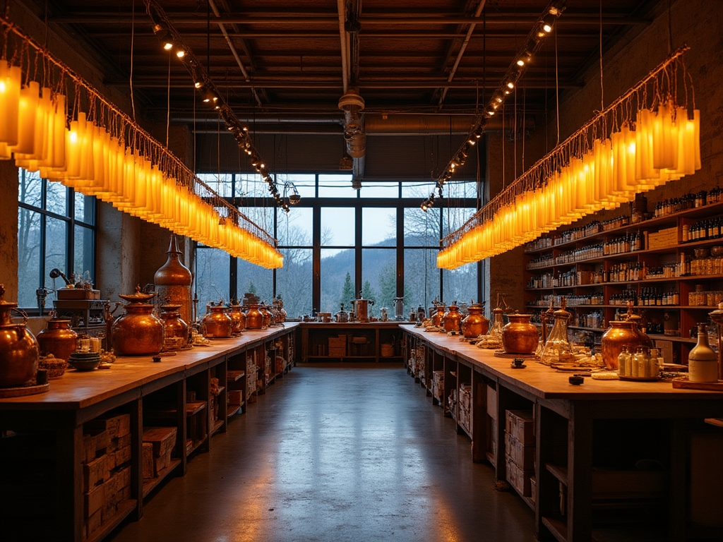 Atelier de fabrication de bougies artisanales